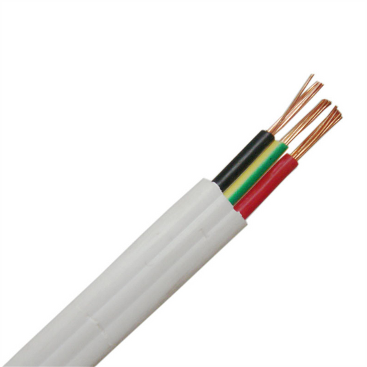 Nexans Olex Connect Cable - 2.5mm x 5m - Two Cores & Earth - White - Auzzistore