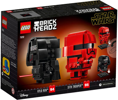 LEGO Brickheadz 75232 Kylo Ren & Sith Trooper Collectable Building Set