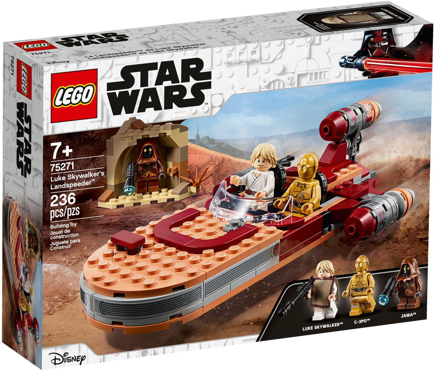 Lego Star Wars 75271 Luke Skywalker’s Landspeeder