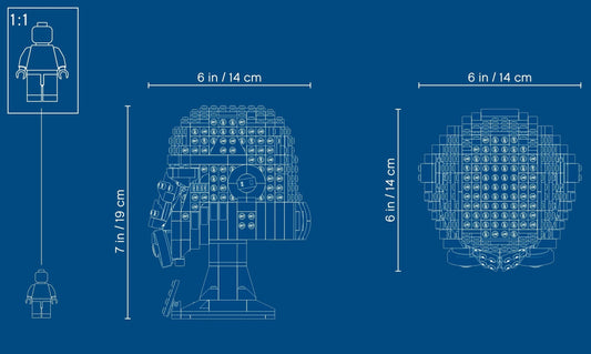 LEGO 75276 Star Wars Stormtrooper Helmet Building Kit – view 2 - Auzzistore