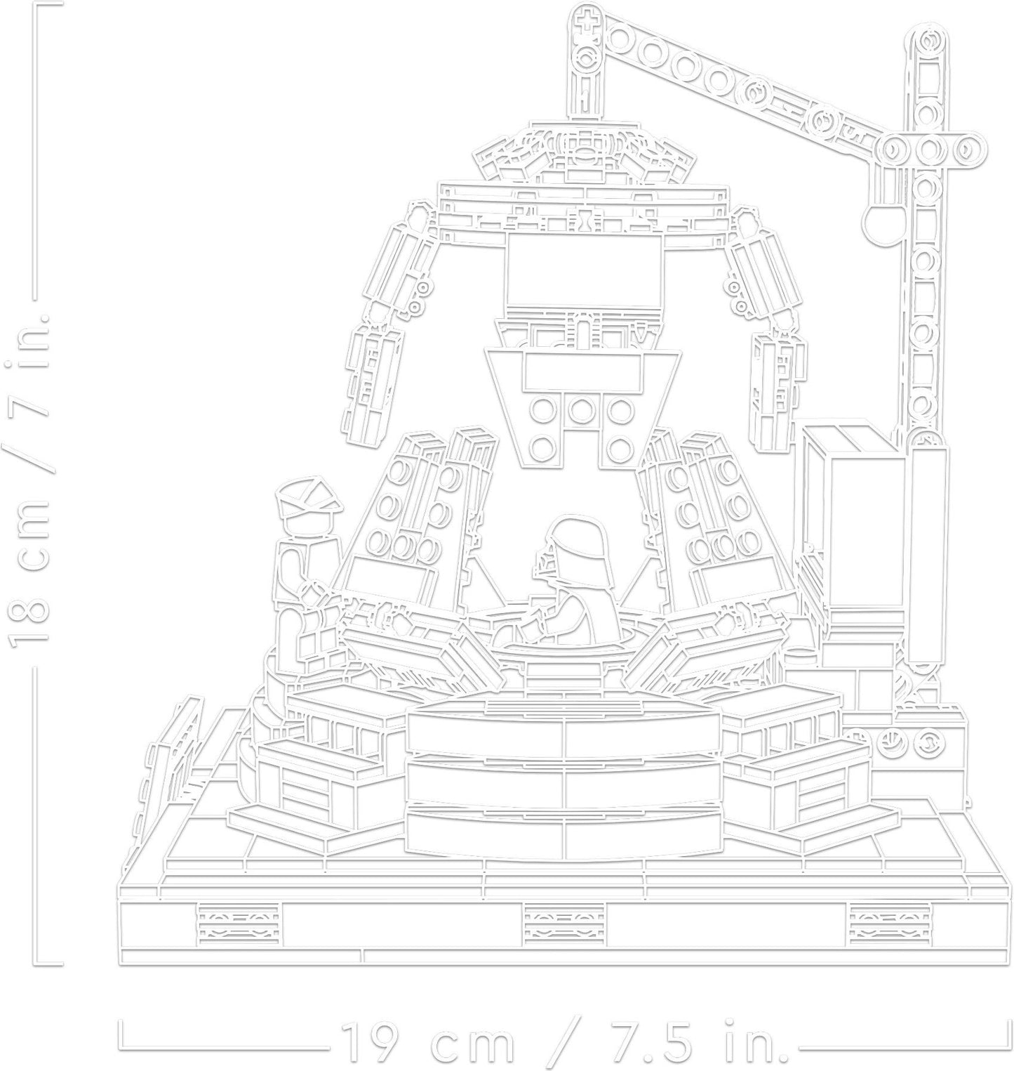 LEGO 75296 Darth Vader Meditation Chamber Set