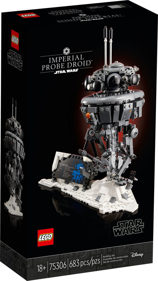 LEGO 75306 Imperial Probe Droid - Star Wars Hoth Display Model - Auzzistore