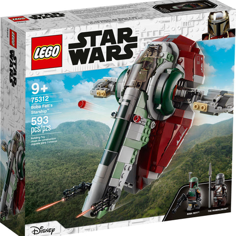 LEGO 75312 Boba Fett's Starship – Mandalorian Toy - Auzzistore