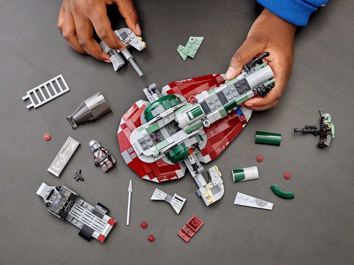 LEGO 75312 Boba Fett's Starship – Mandalorian Toy