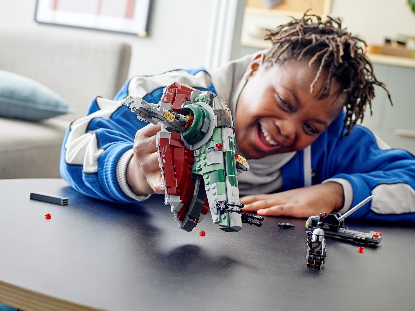 LEGO 75312 Boba Fett's Starship – Mandalorian Toy