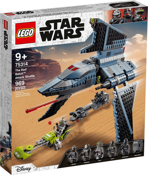 LEGO Star Wars Series 75314 The Bad Batch Attack Shuttle- Auzzi Store