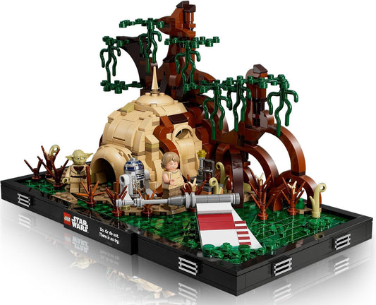 LEGO 75330 Star Wars Dagobah Jedi Training Diorama – view 2 - Auzzistore