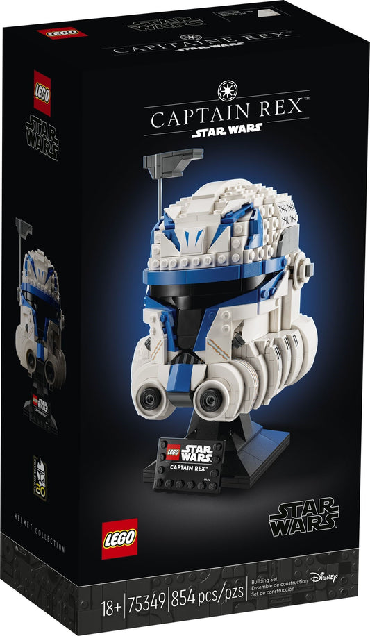 LEGO 75349 Captain Rex Helmet – Star Wars Collectible Display Model - Auzzistore