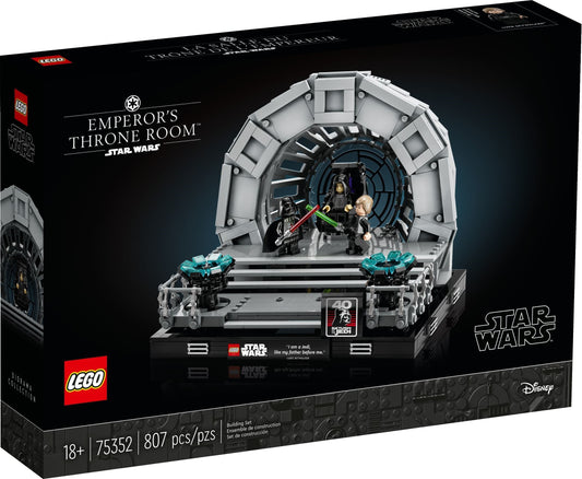 LEGO 75352 Emperor’s Throne Room Diorama – Star Wars Display Model - Auzzistore