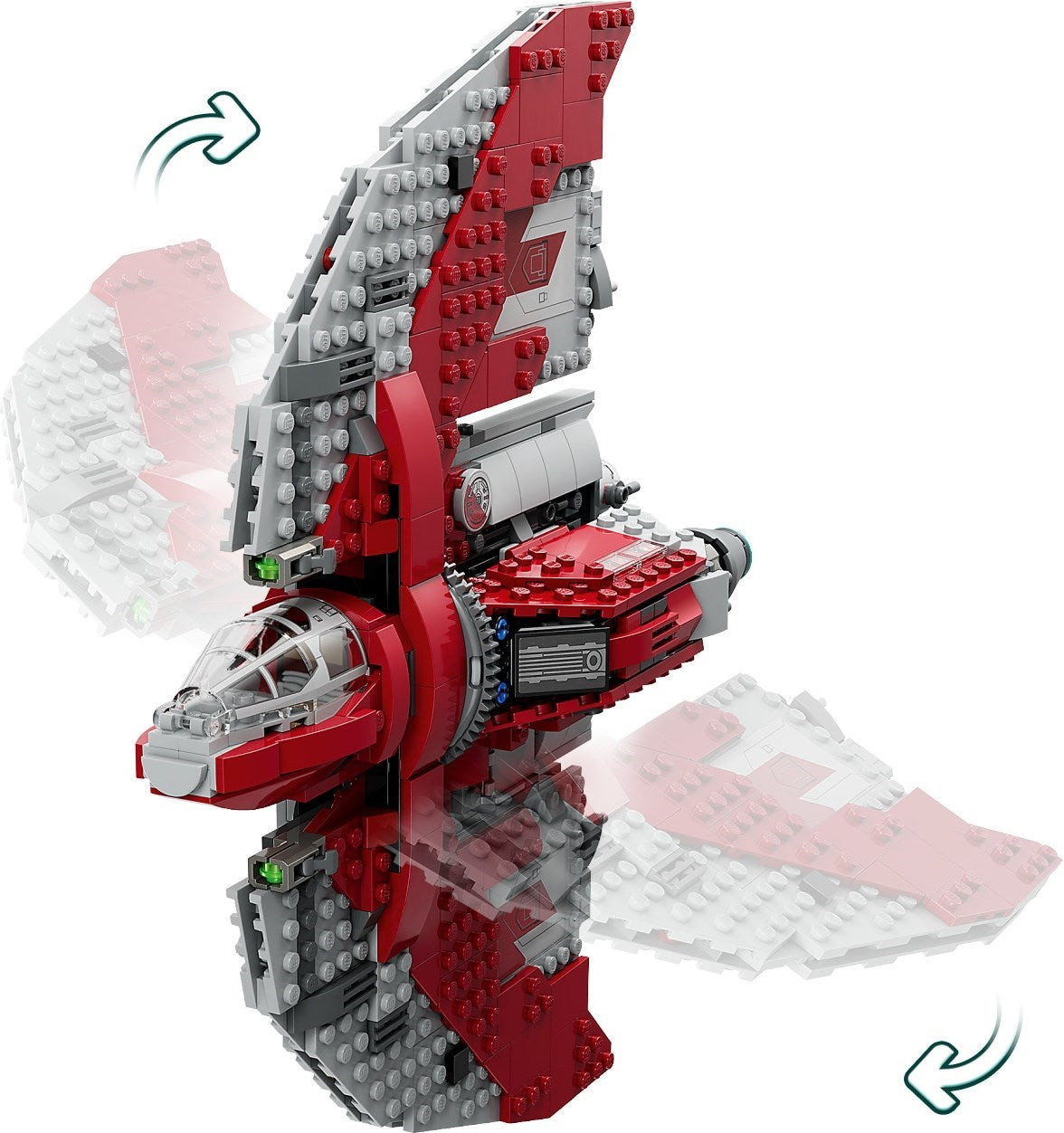 LEGO Star Wars 75362 Ahsoka Tano's T-6 Jedi Shuttle- Auzzi Store