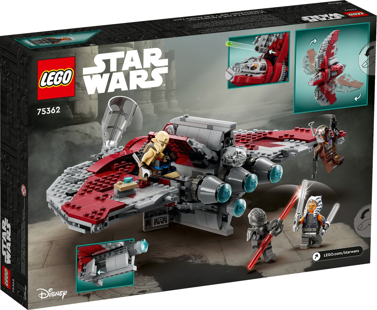 LEGO Star Wars 75362 Ahsoka Tano's T-6 Jedi Shuttle- Auzzi Store