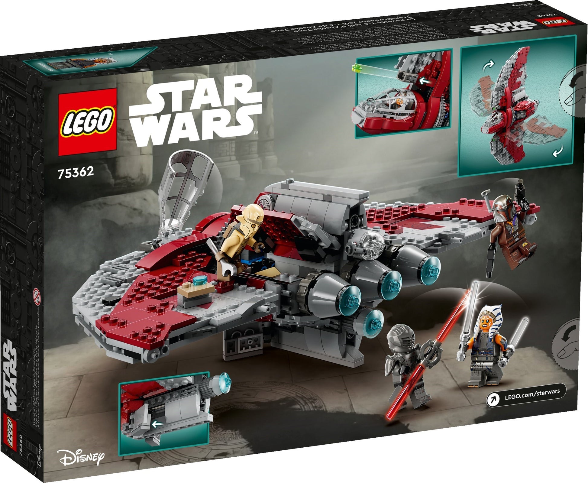 LEGO Star Wars 75362 Ahsoka Tano's T-6 Jedi Shuttle- Auzzi Store