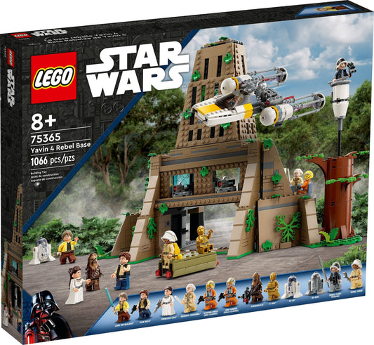 LEGO 75365 Yavin 4 Rebel Base – Star Wars Command Center Playset - Auzzistore