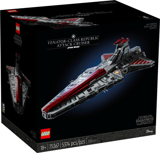 LEGO 75367 Venator-Class Republic Attack Cruiser – Ultimate Star Wars Starship - Auzzistore