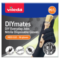 Vileda Ansell Workmates Nitrile Disposable Gloves 36pk M/L - Latex-Free - Powder-Free - Puncture Resistant