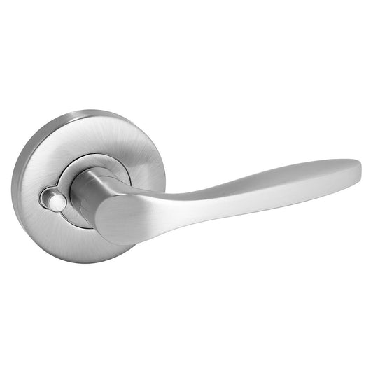 Gainsborough Privacy Leverset - 63mm - Zinc - Satin Chrome - Auzzistore