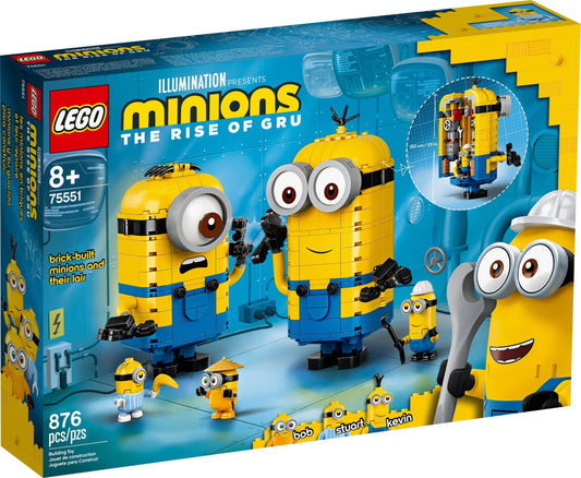 LEGO 75551 Buildable Minion Figures & Lair Playset - Auzzistore