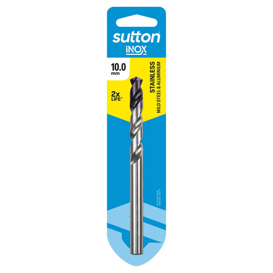 Sutton Tools Jobber Drill Bit - 10mm - M2 HSS - For Stainless Steel - Auzzistore