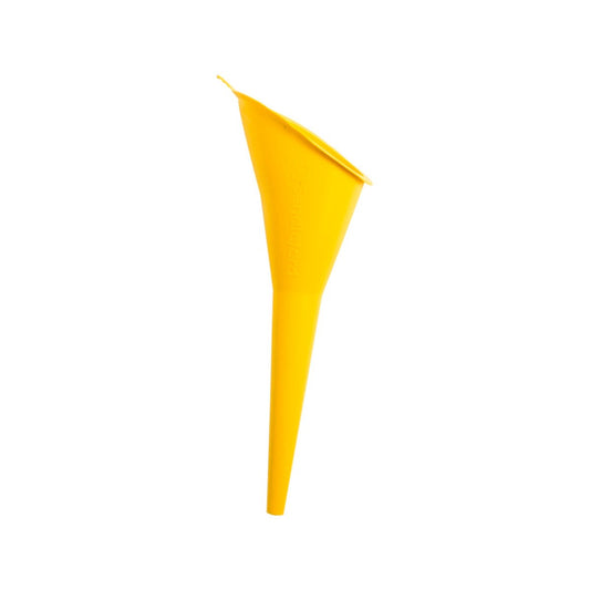 Saxon Flexible Spill Saver Funnel - 1L - Yellow - Durable - Spill Minimiser - Auzzistore