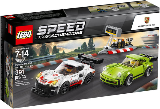 LEGO 75888 Porsche 911 RSR & 911 Turbo 3.0 Race Car Building Set - Auzzistore