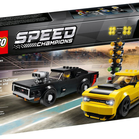 LEGO 75893 Speed Champions 2018 Dodge Challenger SRT Demon 1970 Dodge Charger- Auzzi Store
