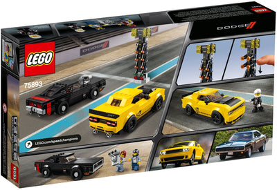 LEGO 75893 Speed Champions 2018 Dodge Challenger SRT Demon 1970 Dodge Charger