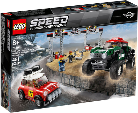 LEGO 75894 Mini Cooper S Rally & JCW Buggy - Auzzistore