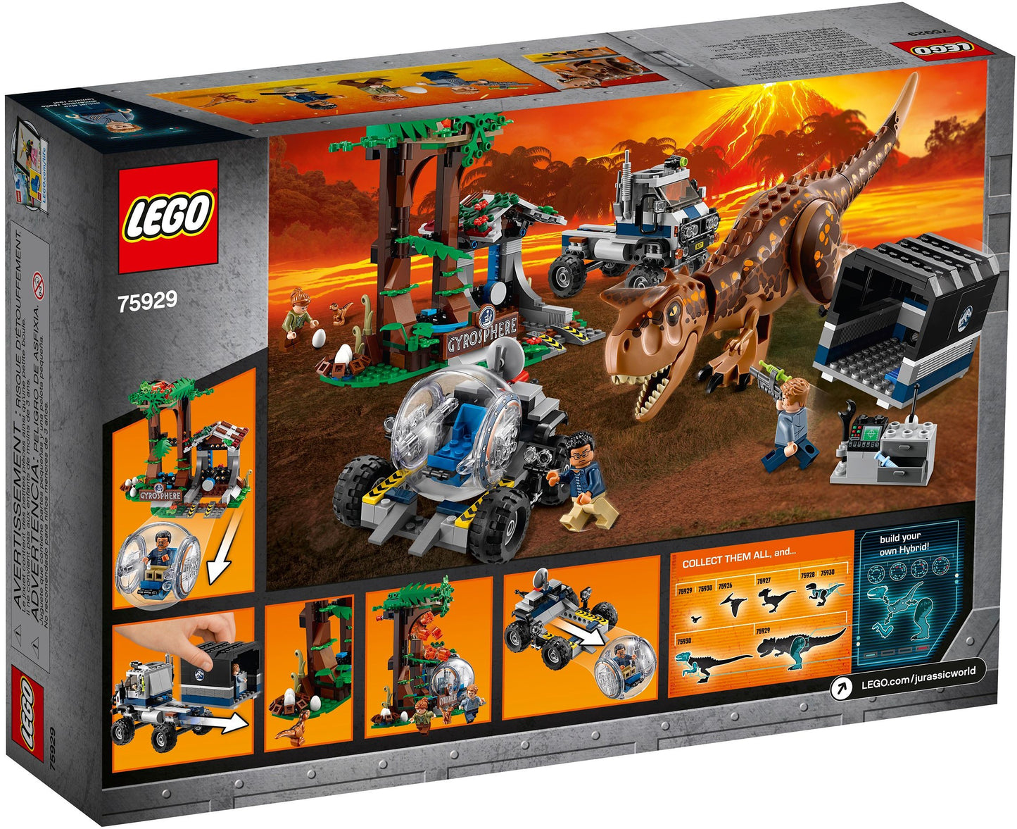 LEGO 75929 Carnotaurus Gyrosphere Escape Jurassic World