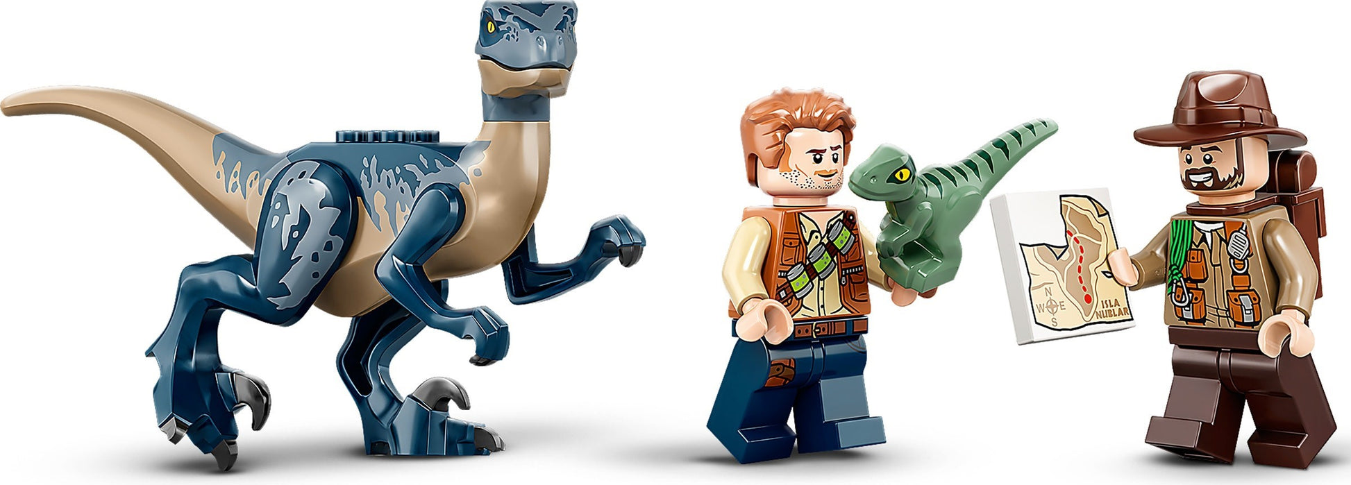 LEGO Jurassic World 75942 4+ Velociraptor: Biplane Rescue Mission Dino Toys- Auzzi Store