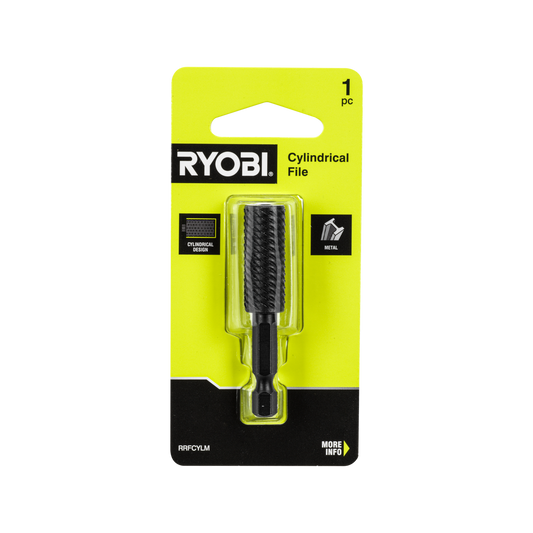 Ryobi Metal Cylindrical Rotary File - 55mm x 18mm x 115mm - Deburring, Grinding - Auzzistore