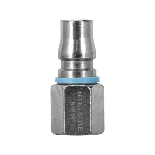 Powerfit Nitto Style Female Plug - 1/4" - Steel - 150PSI - Auzzistore