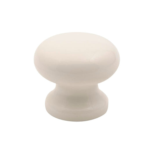 Prestige Knob - 40mm - Acrylic - Antique White