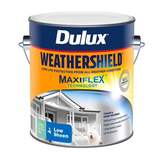 Dulux Weathershield Exterior Paint - 2L Deep Low Sheen - 170mm x 163mm x 143mm - Auzzistore