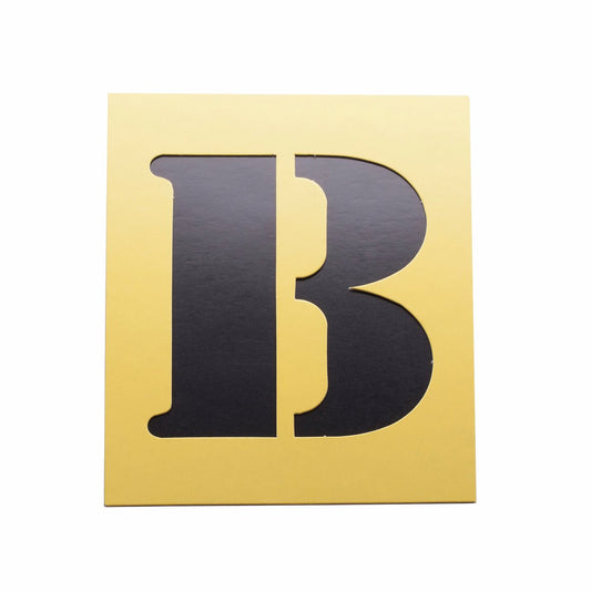 Sandleford 100mm Stencil Kit - Cardboard - Yellow - Easy to Use – view 2