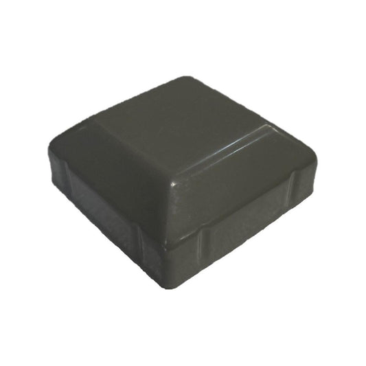 Australian Handyman Supplies Steel Fence Post Cap 50 x 50mm - Woodland Grey - Durable - Easy Installation - Auzzistore