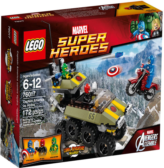 LEGO 76017 Captain America vs. Hydra - Red Skull Showdown - Auzzistore