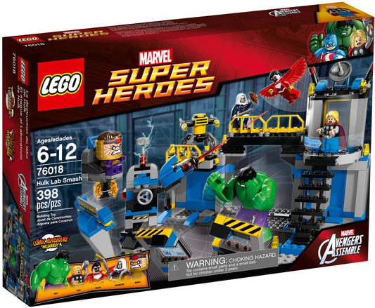 LEGO 76018 Hulk Lab Smash: AIM vs. Avengers - Auzzistore