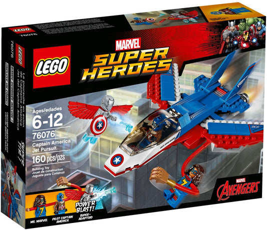 LEGO 76076 Marvel Super Heroes Captain America Jet Pursuit- Auzzi Store