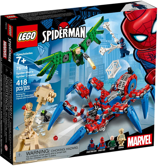 LEGO 76114 Spider-Man Spider Crawler Mech with Minifigures - Auzzistore