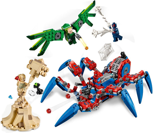 LEGO 76114 Spider-Man Spider Crawler Mech with Minifigures – view 2 - Auzzistore