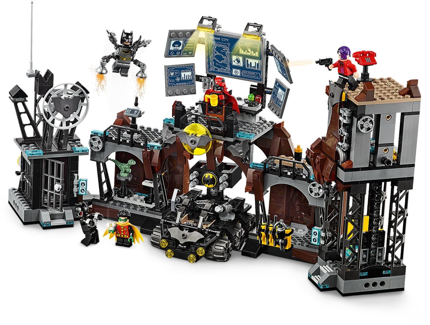 LEGO 76122 Batcave: Clayface Invasion Batman Playset