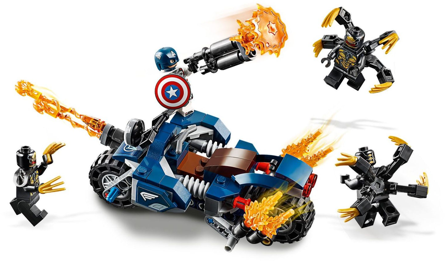 LEGO 76123 Captain America Bike & Outriders Attack
