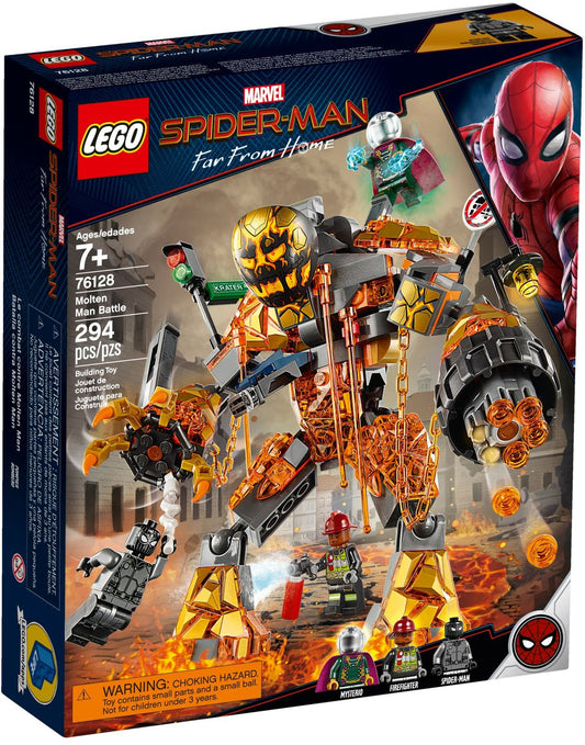 LEGO 76128 Molten Man Battle: Spider-Man vs. Mysterio - Auzzistore