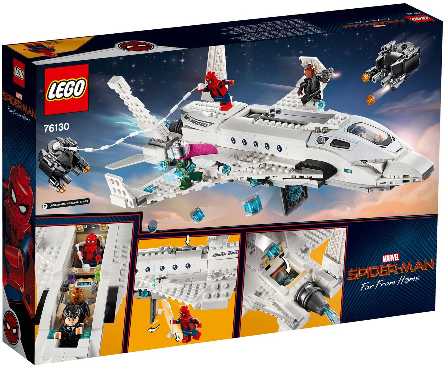 LEGO 76130 Stark Jet & Drone Attack: Spider-Man vs. Mysterio