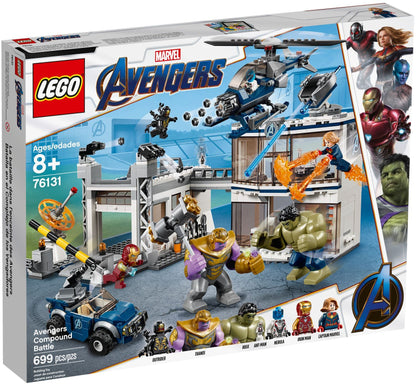 LEGO 76131 Avengers Compound Battle Superhero Minifigures Playset
