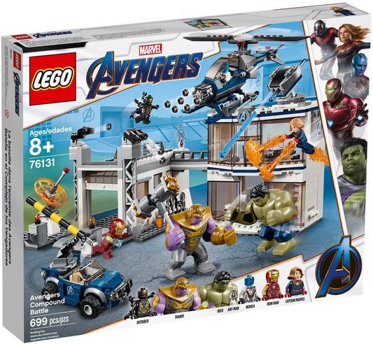 LEGO 76131 Avengers Compound Battle Superhero Minifigures Playset
