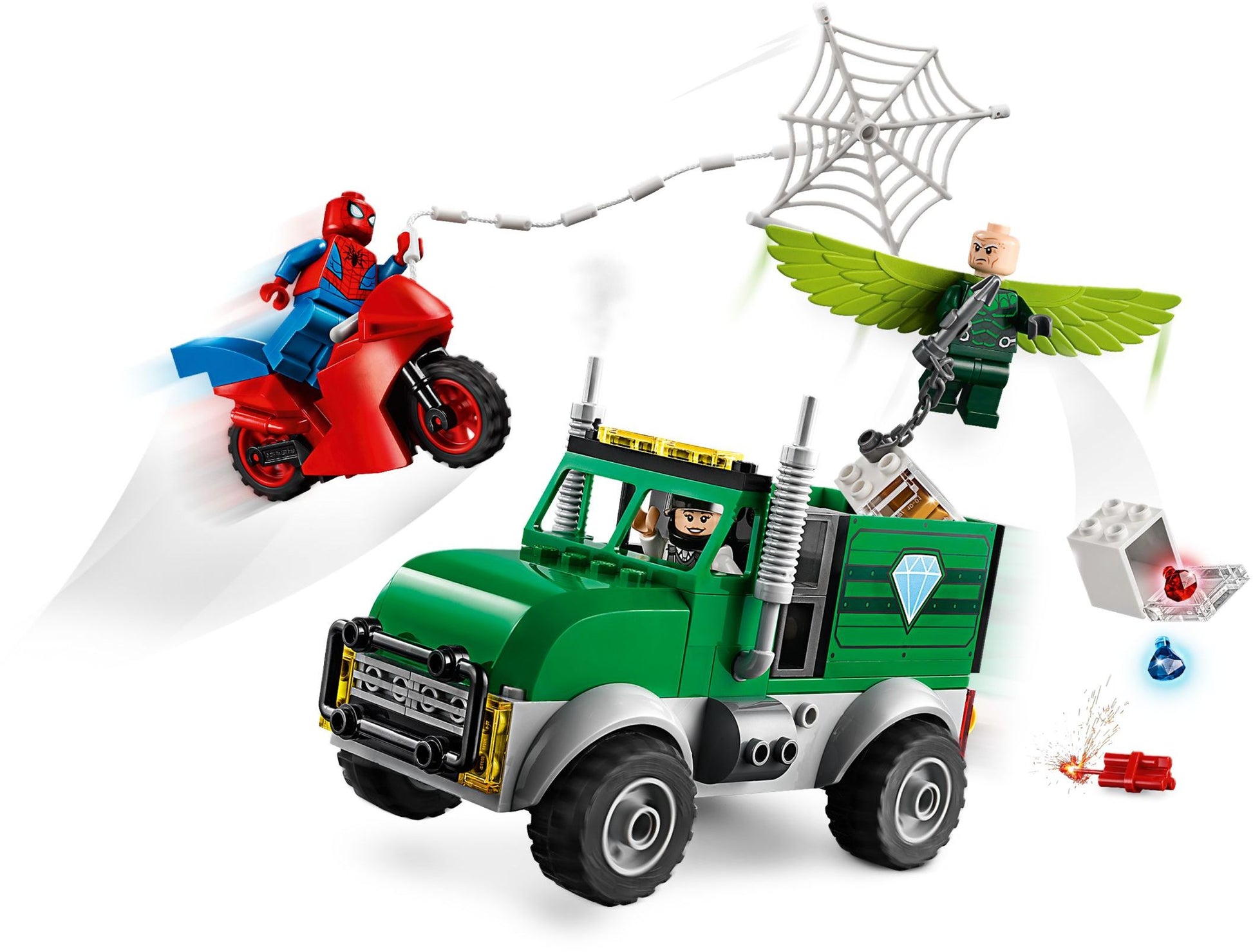 LEGO Marvel Super Heroes 76147: Vultures Trucker Robbery- Auzzi Store