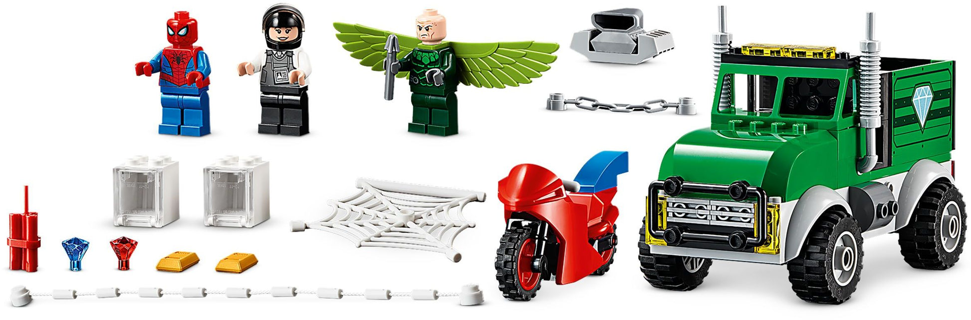 LEGO Marvel Super Heroes 76147: Vultures Trucker Robbery- Auzzi Store