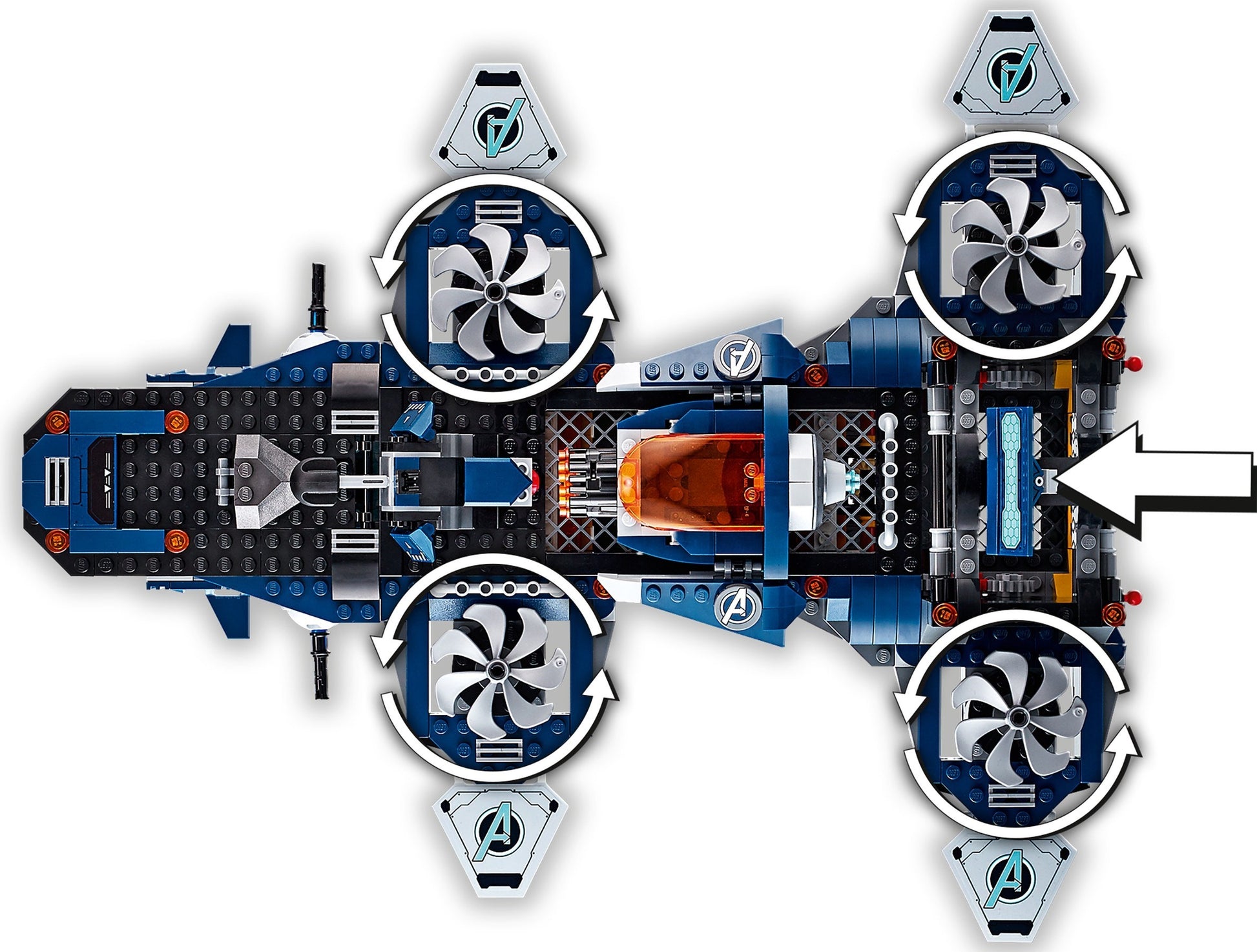 LEGO 76153 Marvel Super Heroes Avengers Helicarrier - Auzzi Store