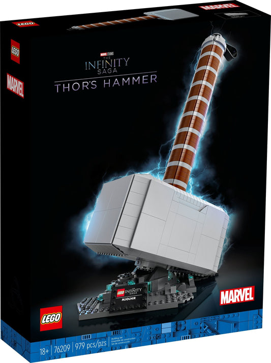 LEGO 76209 Thor's Hammer Mjolnir Infinity Saga Display Set